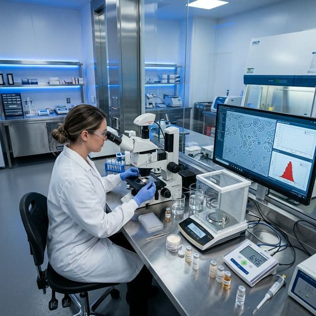 Quality control lab at Biowil Formulation manufacturing facility